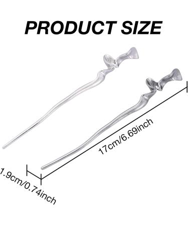 DHWEKU 2 pieces women's hair sticks retro hair sticks hair sticks for long hair beautiful and elegant holds the hair firmly suitable for hair styling design for decorative hair firm hairstyle - Buy Online on GoSupps.com