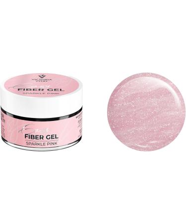 Victoria Vynn Glitter Builder Gel UV/LED Easy Fiber Nail Gel Manicure Pink Glitter 15ml - Buy Online on GoSupps.com