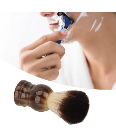 Premium Shaving Brush for Men - Resin Handle Quick Drying Synthetic Bristles Ideal for Home & Barber Shop Beard Care - Buy Online on GoSupps.com