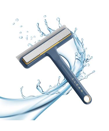 Honhoha Window Mesh Screen Cleaner - 4-in-1 Brush Cleaners For Screen | Wet And Dry Dual-Use Window Cleaner Tool Pet Hair Brush For Screen Sofa Wall Cleaning Blue