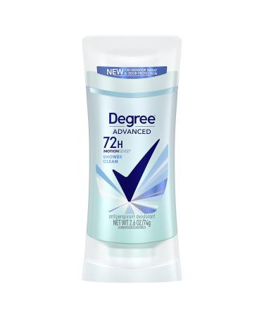 Degree Advanced Antiperspirant Deodorant Shower Clean 48-Hour Sweat & Odor Protection & Advanced Antiperspirant Deodorant Shower Clean 72-Hour Sweat & Odor Protection Antiperspirant - Buy Online on GoSupps.com