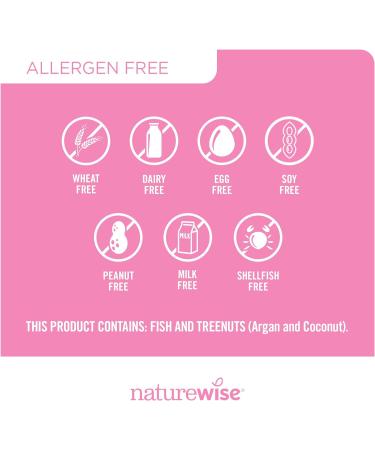 NatureWise Hair Skin and Nails Vitamin 5000mcg Biotin Collagen & Hyaluronic Acid - Non-GMO Gluten Free - 150 Softgels for Women - Buy Online on GoSupps.com
