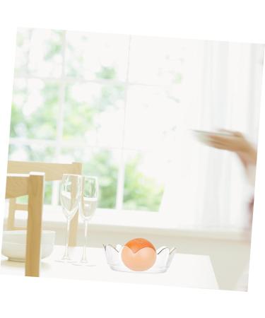 1pc Kitchen Stylish Delicate Irregular Salad Bowl Creative Fruit Glass Transparent - Buy Online on GoSupps.com