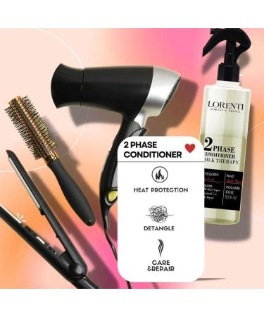  Lorenti LORENTI TOKYO & SEOUL 2Phase Hair Conditioner 400ml Milk Therapy | Hair Cure | Spray Treatment | Detangling Spray Lead for Normal to Dry Hair | Conditioner Two - Buy Online on GoSupps.com