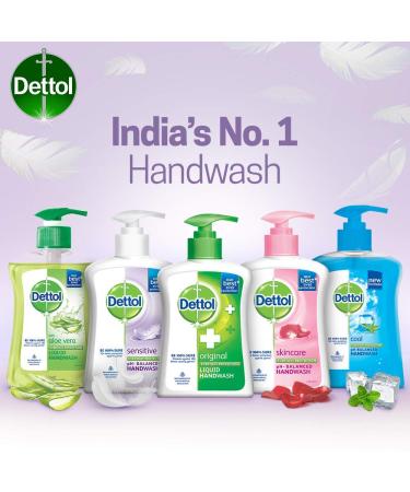Buy Dettol Liquid Sensitive Handwash 200ml + Free Dettol Original Hand Wash Pouch 175ml - International Shipping Available - Buy Online on GoSupps.com