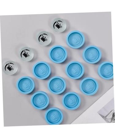 HOMSFOU 12 Pcs Mold Chess Silicone Baking Fondant DIY Cake Cajas para Con Chocolate Silica Gel 3D Baking Tools Manual 3.5X3.5X0.8CMx2pcs Bluex2pcs - Buy Online on GoSupps.com
