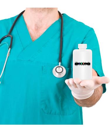 12-Piece Urine Test Kit with Empty Bottles, Temperature Test Strip, Portable Travel Bottle & Thermometer Strip - Classic Style - Buy Online on GoSupps.com