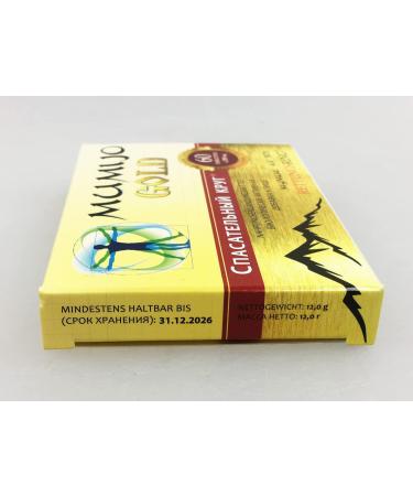  Natural Gold Mumio Mumijo Gold 60 tablets 200 mg each - Buy Online on GoSupps.com