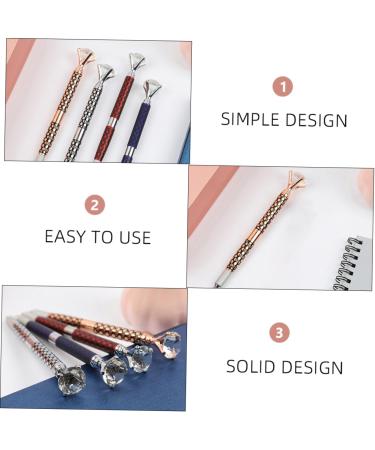 WOONEKY 3 Embroidery Pen Eyebrow Pen Brow Pencil Embroidered Pen Permanent Pen Golden Crystal - Buy Online on GoSupps.com