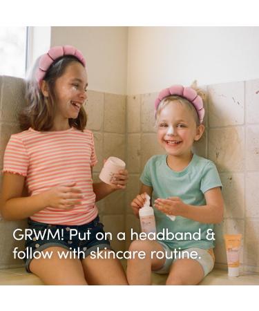 Evereden Kids Face Wash: Fresh Pomelo Scent 3.4 fl oz.| Terry SPA Headband | Gentle Kids Skin Care | Non-toxic Safe Ingredients for Sensitive Skin - Buy Online on GoSupps.com