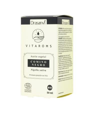 Vitaroms Organic Vegetable Oil - Certified Ecocert First Cold Pressed Vegan 50ml - Wound Healing & Antioxidant Benefits - Buy Online on GoSupps.com