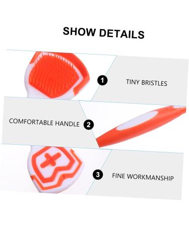 CliSpeed 2ST Tongue Cleaning Brush - Reusable Stainless Steel Oral Care for Fresh Breath Blue 19.5x3x0.6cm - Buy Online on GoSupps.com