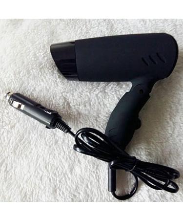 Netagon Portable Compact Foldable 12V in Car Hair Dryer for Travelling Camping Festivals Caravan Motorhome & Windscreen De Frosting Icer (Black) - Buy Online on GoSupps.com