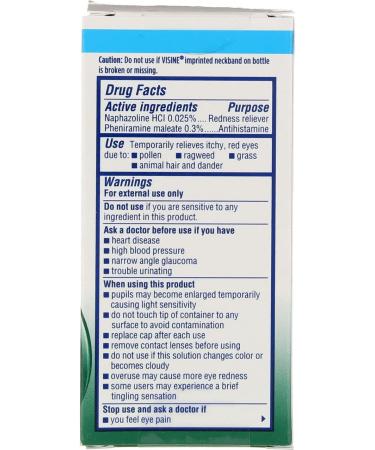 Visine-A Multi-Action Eye Allergy Relief Drops 0.5oz Twin Pack - Buy Online on GoSupps.com
