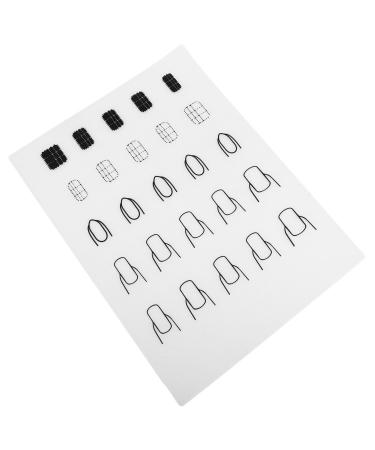 Ipetboom Silicone Nail Coloring Mat Manicure Practice Pad Beauty Salon Supply Palette Pad