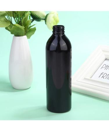 Fomiyes 250ml Refillable Pumping Bottles - 6 Pack Black Shampoo & Cosmetic Bottles with Flip Cap for Lotions & Creams - Ideal for Travel & Home Use - Buy Online on GoSupps.com