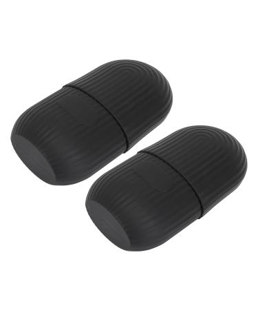 ZJchao Ice Face Roller - Silicone Facial Eye Cold Roller Massage Tool for Puffiness Pore Minimization & Smoother Skin - Dual Pack (Black) - International Shipping Available - Buy Online on GoSupps.com