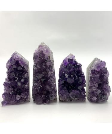 Home Decoration Natural Dark Purple Amethyst Uruguary Cluster Point Tower Crystal Quartz Specimen Home Decoration NaturalCrystals Stones Crystal Cluster - Buy Online on GoSupps.com