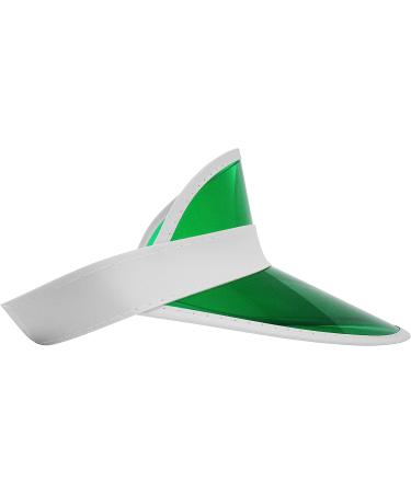Green Clear Plastic Sun Visor for Tennis, Beach, Golf, and Casino - Buy Online on GoSupps.com