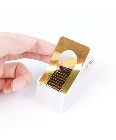 200pcs LATRAT Nail Screen Extender - Gold Rectangular Nail Art Extension Tray for Gel & Resin Nails - International Shipping Available - Buy Online on GoSupps.com