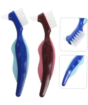 Minkissy 4-Piece Travel Toothbrush Set for Seniors | Portable Prosthesis Brushes - Perfect for On-the-Go Care - Buy Online on GoSupps.com