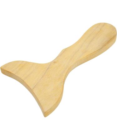 Verdant Touch Wood Gua Sha Board - Natural Body Massage Tool for Muscle Relaxation & Tiredness Relief | 17.8 cm - Buy Online on GoSupps.com
