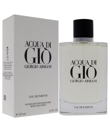 Giorgio Armani Acqua Di Gio EDP Spray for Men 4.2 oz - Refillable Bottle - Buy Online on GoSupps.com