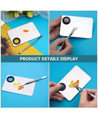 Beaupretty 3 Nail Art Palette Halter - Best Stainless Steel Makeup Mixing Tool for Nail Art & Cosmetic Care - Buy Online on GoSupps.com