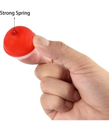 Coopay Fishing Bobbers Floats Set - 30pcs/60pcs Snap on Float Red/White Button Round Buoy Fishing Tackle Accessories 1.5inch - Buy Online on GoSupps.com