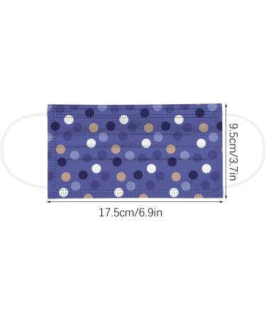 WEXCV 10-Pack Evergreen Blue Print Mouth Protection | Washable 3D Dustproof Reusable Face Covers - Soft & Breathing Bandanas - Buy Online on GoSupps.com