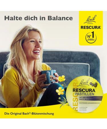Bach Flowers Original Rescura Pastilles Lemon - 50g | Buy Now for International Shipping - Buy Online on GoSupps.com