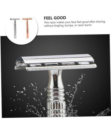 Buy Fomiyes Manual Portable Shaver - Best Father's Day Gift for Husband - Classic Beard Razor & Facial Hair Trimmer - Buy Online on GoSupps.com