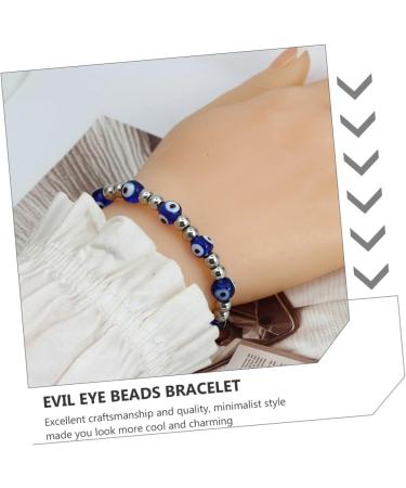 COHEALI Men s Bracelets 3pcs Devil Eyes Bracelet Men Bracelet Bracelets Beads Evil Eye Bracelet Rope Rosary Man Elastic As Shownx3pcs 18x0.8cmx3pcs - Buy Online on GoSupps.com