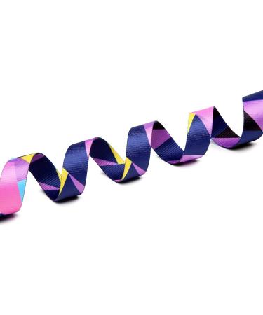 Suredoo Adjustable Soft Nylon Dog Collar for Small to Medium Dogs - Purple Geometry Comfort Fit (S: 25-40 cm Neck) - Buy Online on GoSupps.com