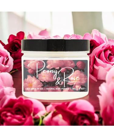 Body Powder for Men & Women Scented Peony & Rose Perfume Dusting Powder Bath Powder with Fragrance & Essential Oils Talc Free 8oz Container Made in USA - Buy Online on GoSupps.com