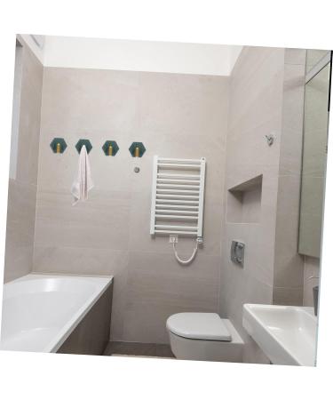 Alipis 16 Pcs Hook up Plastic Hooks for Hanging Towel Hook Bathroom Towel Hanger Hook Rack Diamond - Buy Online on GoSupps.com