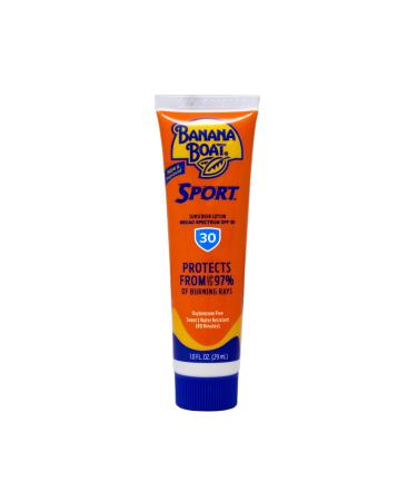 Banana Boat Sport Performance Sunscreen Lotion 30 Spf 1 oz (Pack Of 7)