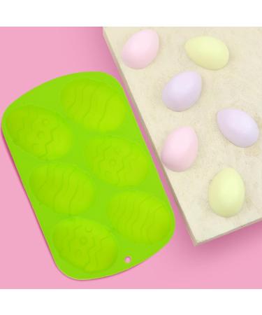 GRIRIW Cake Molds Silicone 1pc Easter Egg Cake Mold Soap Silicone Molds Silcone Molds Biscuits Mold 3D Top Hat Household 26.5X16.5CM Green - Buy Online on GoSupps.com