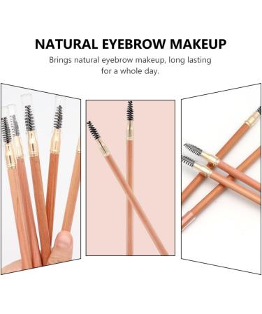 OUNONA Lot de 2 Crayons Sourcils Double T te Marron et Gris Waterproof Anti-transpiration avec Pinceau Int gr pour Maquillage Professionnel et Usage Quotidien Couleur Al atoire - Buy Online on GoSupps.com