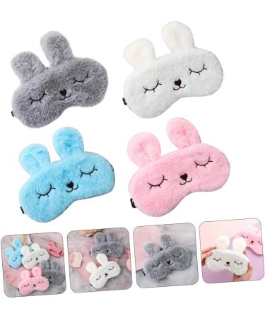 Beaupretty 4pcs Breathable Plush Goggles Facial Mask | Shop Internationally - Buy Online on GoSupps.com