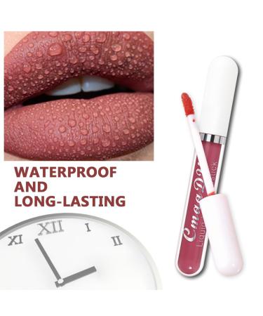 Shop 3 Colors Matte Liquid Lipstick Set - Long Lasting Waterproof Nude Lip Gloss for Women | Set#11 (3pcs - Buy Online on GoSupps.com