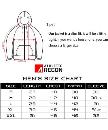 ARECON Men's UPF 50+ Running Stretch Jacket Slim Fit Tracksuit Hoodie Large White - Buy Online on GoSupps.com