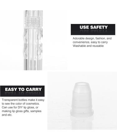 Lot de 5 Tubes Transparents Vides pour Brillant L vres Mini Contenant de Rouge L vres Rechargeable Flacon Compact sans Fuite pour DIY Maquillage et Voyage - Buy Online on GoSupps.com