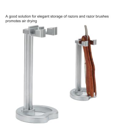 Premium Stainless Steel Razor Holder Stand - Universal Men s Shaving Brush Drying Stand - Modern Design for Practical Grooming - Buy Online on GoSupps.com