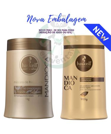 Manioc Collection Haskell 900g Moisturizing Mask - 31.74 Oz - Buy Online on GoSupps.com