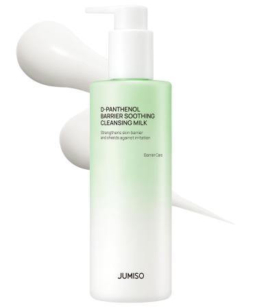 JUMISO D-Panthenol Barrier Soothing Cleansing Milk (300ml/10.14oz) 92% Cleansing Power 5-Ceramide Gentle Ophthalmologist Tested First Cleanser, Sting-Free Sunscreen & Makeup Melt for Sensitive Skin