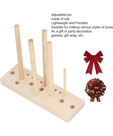 HEEPDD Wooden Ribbon Bow Maker Tool - Perfect for Gift Bows, Wrist Corsages, Decorations - Buy Online on GoSupps.com
