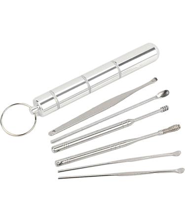 Mona43Henry Earwax Removal Tools Kit Stainless Steel Ear Picker Ear Scoop Ear Wax Collector Ear Spoon Wax Remover with Storage Box Designer - Buy Online on GoSupps.com