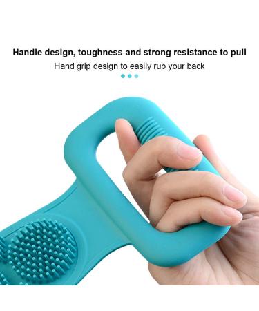 2020 New Dual-Sided Silicone Body Scrubber Brush for Deep Cleaning and Exfoliating - Green - Buy Online on GoSupps.com