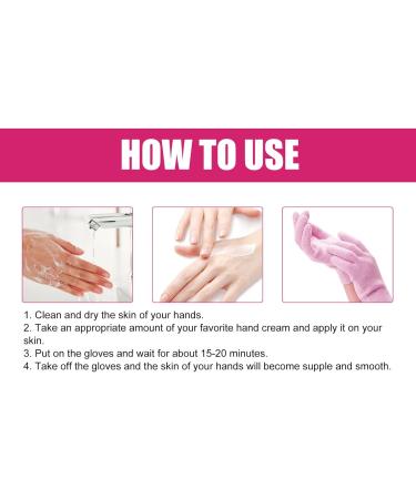 Moisturizing Gloves Gel Moisture Gloves 2 Pairs Full Coverage for Hand Care - Buy Online on GoSupps.com